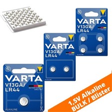 Varta V13GA AG13 LR44 LR154 1.5V Knopfzelle 1,5 V Batterie lose / Blister 1- 100