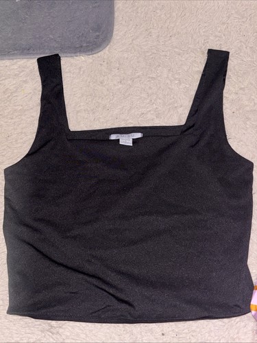 Bauchfreies schwarzes top - bauchfreies,
