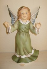 Goebel Engel groß - grünes Kleid - 37 cm - sehr guter Zustand - Weihnachten