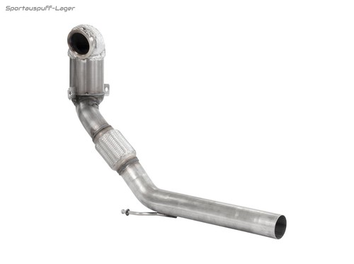 Hjs edelstahl ø76mm - edelstahl, frontpipe