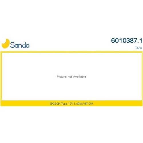 Starter sando 6010387 für - sando, 6010387.1