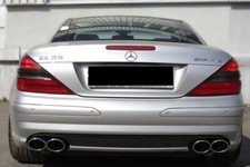 FOX Sportauspuff Mercedes SL55 Typ R230 - re li je 2 x 115x85mm oval RohrØ70mm