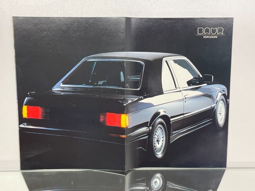 Bmw e30 baur topcoupe brochure - baur,