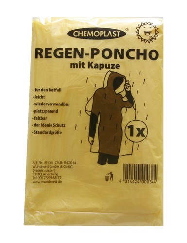 Regenponcho mit kaputze - mit,