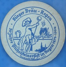 Alter Bierdeckel Bürger Bräu