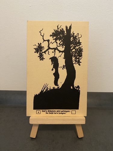 Vintage postkarte plischke - vintage,