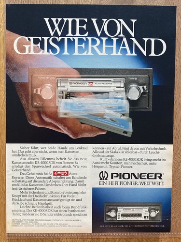 Pioneer autoradio oldtimer - pioneer,