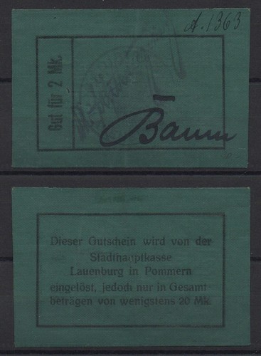 30811 notgeld lauenburg - -,