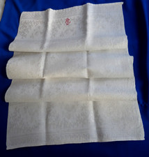 Altes Leinen Damast Handtuch