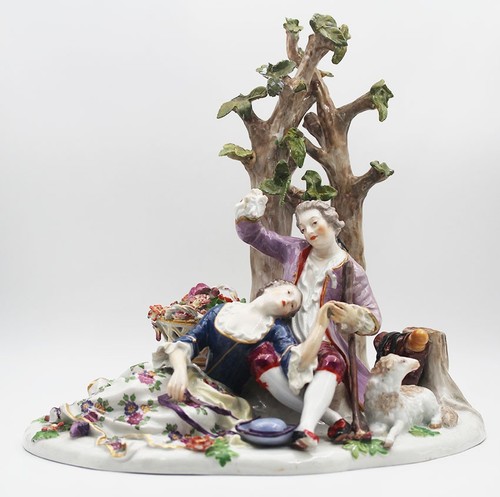 Meissen schäfergruppe mit - meissen,,