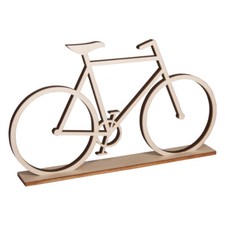 Holz-Fahrrad, zum Stellen, 20x11cm, Deko für Gutschein und vieles mehr.