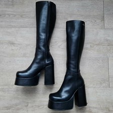 Buffalo Stiefel Gr. 36 Modell 24400-T Plateaustiefel aus echtem Leder (fast neu)