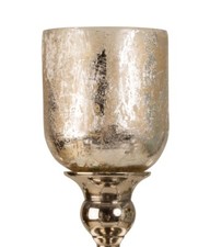 5 x Glasaufsatz Silber für