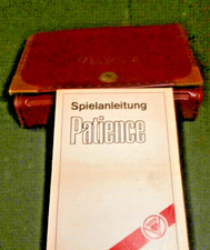 Spielkarten  Etui, Patience, bespielt.