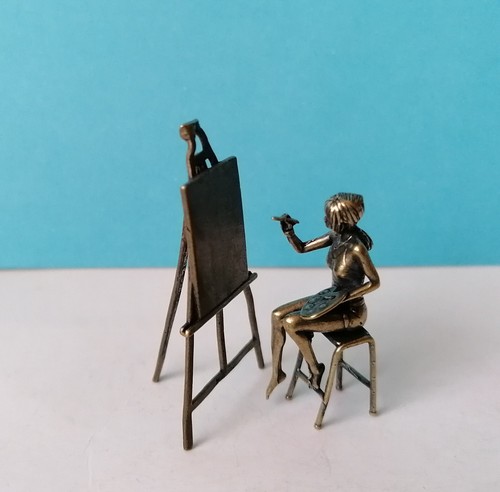 Malerin figur mit - malerin,