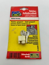 Burg Wächter TS 58W Wählscheiben Telefon schloss abschließbar 2 Schlüssel