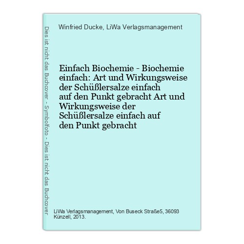 Einfach biochemie - einfach,