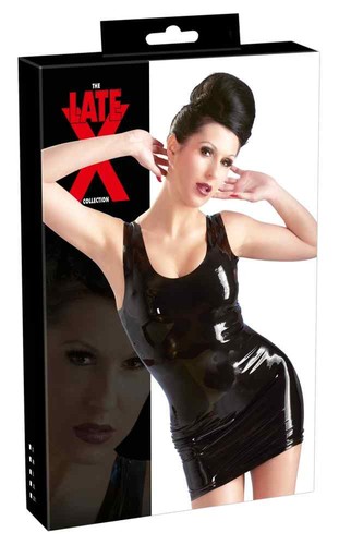 Latex minikleid 2xl - latex,