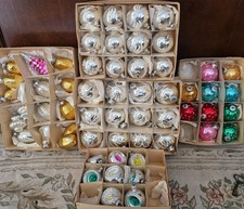 Konvolut Lauscha antiker Christbaumschmuck und andere 57 Teile