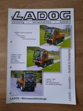 Prospekt LADOG SCHMALSPURFAHRZEUG Transporter Mehrzweckfahrzeuge 6 Seiten