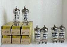 2 Röhren ECC81 12AT7 METAL