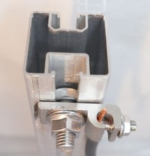 Erdungsklemme KUPFER Leiter Direkt M10 Potenzialausgleich Solar Gestell