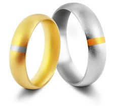 Edelstahl damen ring gold - ring,