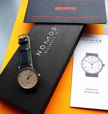 edle HERREN ARMBANDUHR, NOMOS, Peseux 7001, lim. Edition EXPO 2000, gute Funkt.