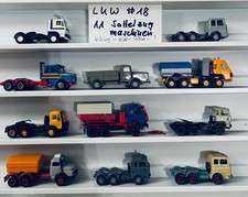 11 Sattelzug-Maschinen H0 ohne