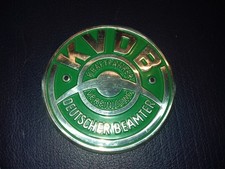KVDB Autoplakette alt selten Blechschild Oldtimer TOP