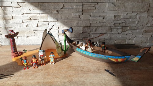 Playmobil indianerdorf - indianerdorf, +