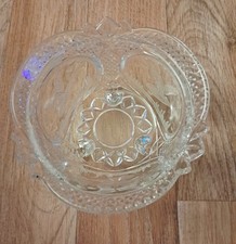 Bleikristall Schale mit Motiv