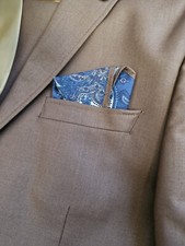 Herren Anzug 54/52  Braun Gold