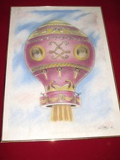 Zeichnung Bild Heißluftballon