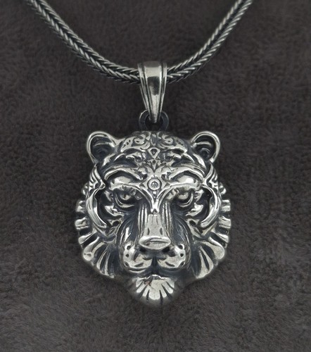 Silber tiger kette - silber,