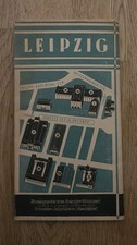 Plan der Messestadt Leipzig um 1950