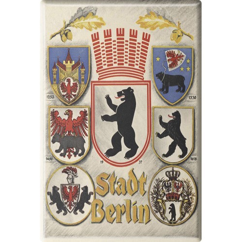 Magnet wappen berlin - wappen, gr