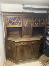 Schrank Buffet Historismus Vintage Gründerzeit Schnizterein Holz Eiche