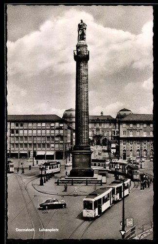 Ansichtskarte darmstadt - ansichtskarte,