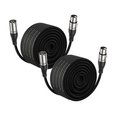Xlr kabel 30m 100ft pack - 30m/100ft, 2-pack&