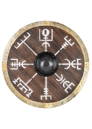 Wikingerschild vegvísir mit - 'vegvísir',