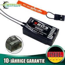 RC S603 Empfänger 2,4 GHz 6 Kanäle Doppelantenne für Spektrum DSM2/DSMX-Sender