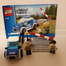 Lego City 4436 Streifenwagen Polizei Polizist Räuber Polizeiauto gebraucht