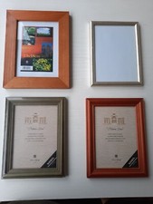 Bilderrahmen Foto Holz 13 x 18cm 5 St. verschiedene Farben, 1 Rahmen für 5 Fotos