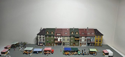 Diorama häuserzeile mit - diorama,