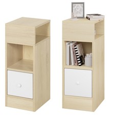 RENEW 2x Nachttische schmal