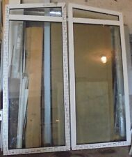 1 Paar Fenster-Schrägen Li+Re für WG/Terrasse, 970 x 2330(2240)mm, weiss, ISO
