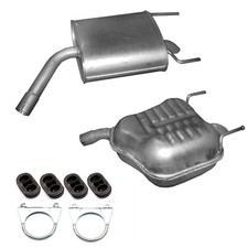 2x Endschalldämpfer L & R