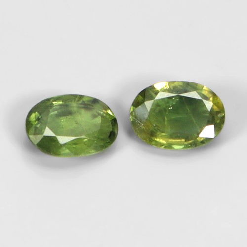 Paar 2pcs oval schliff - oval, heizbar