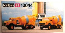 Kibri H0 10044, 2 Kurzhauber-Fahrmischer, Betonmischer, unverbaut